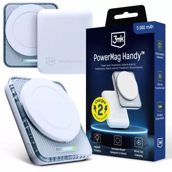 3mk PowerMag ovitek 5000 mAh 22,5W MagSafe bel