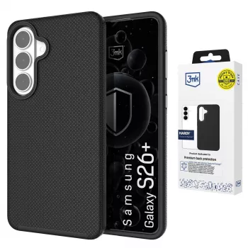3MK PROTECTION Samsung Galaxy S26+ - 3mk Hardy Shockproof MagCase, črn