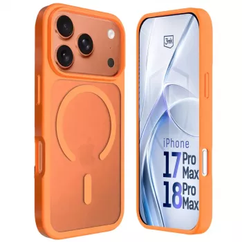 3MK PROTECTION Apple iPhone 17 Pro Max Hardy Hazy MagCase oranžen