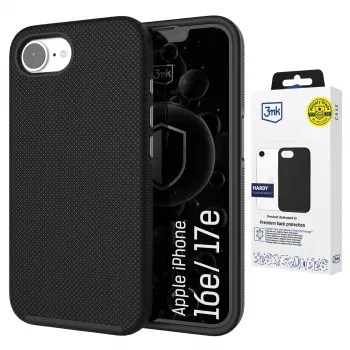 Apple iPhone 16E/ iPhone 17E – 3mk Hardy Shockproof MagCase, prozorna