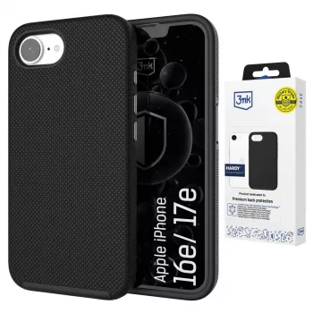 Apple iPhone 16E/ iPhone 17E – 3mk Hardy Shockproof MagCase, prozorna