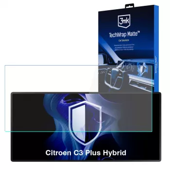 3MK PROTECTION zaščitna folija za osrednji zaslon Citroen C3 Plus Hybrid 3mk TechWrap mat