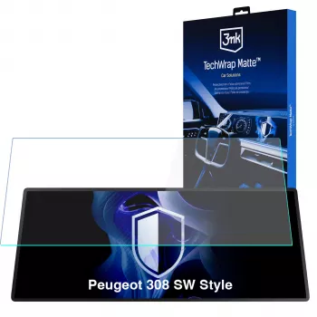 3MK PROTECTION zaščitna folija za osrednji zaslon Peugeot 308 SW Style 3mk TechWrap mat