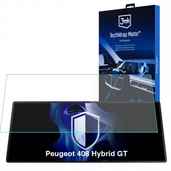 3MK PROTECTION Peugeot 408 Hybrid GT - 3mk TechWrap mat zaščitna folija za osrednji zaslon