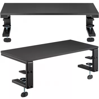 MOZOS Ergo Clamp Riser stojalo za monitor in prenosnik, črno, 600x260mm