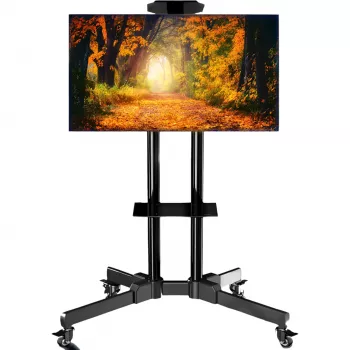 MOZOS 1500 mobilno stojalo za TV za 32 inch-70 inch televizorje in monitorje, črno