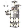 MOZOS Kitty Tree velika praskalna deska za mačke, višina 206 cm