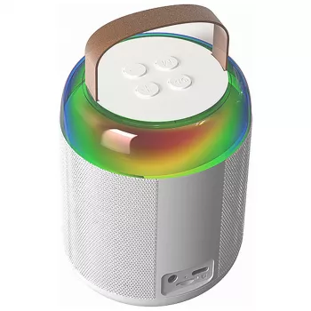 MOZOS MK beli karaoke mikrofon z zvočnikom Bluetooth