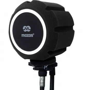 MOZOS PS-5 kroglasti penasti pop filter za mikrofon - črn