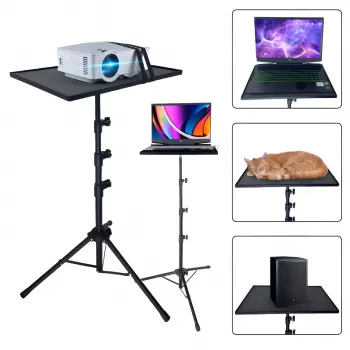 MOZOS PL2 univerzalno stojalo za projektor, prenosnik, tablico, črno, 70-120 cm, 10 kg
