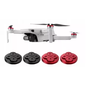 SUNNYLIFE 4x zaščita motorjev za DJI Mavic Mini – črna ABS plastika snap-on neprepustna za prah odporna na praske