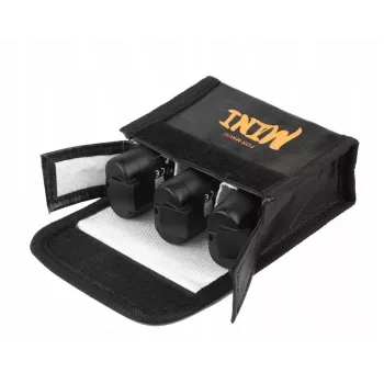 SUNNYLIFE ognjevarna varnostna torba za baterije za DJI Mavic Mini / Mini 2 / Mini SE - za 3 baterije