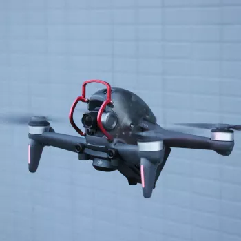 SUNNYLIFE kovinski zaščitni pokrov kamere gimbala za dron DJI FPV Combo – črn