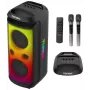 TONSIL Party Dance 1600 prenosni Bluetooth zabavni zvočnik z LED lučmi, karaokami, 1600W PMPO, 80W RMS, 10 inch woofer, TWS, FM radiem, mikrofonom in daljinskim upravljalnikom