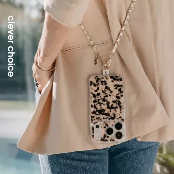 Crong Phone trak za telefon Crossbody, White Twist