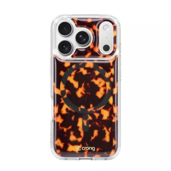 Crong Deluxe MAG ovitek za iPhone 17 Pro Max MagSafe (želvji vzorec)
