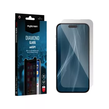 MyScreen Diamond Glass AntiSPY zaščita zaslona za zasebnost za Apple iPhone 17 Pro Max