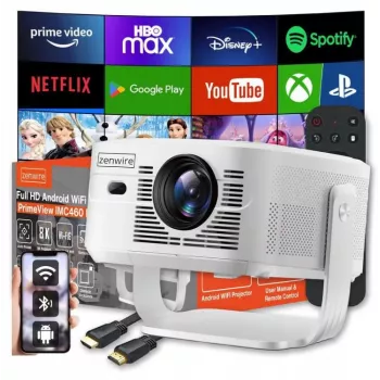 Zenwire PrimeView IMC460 Pro mini projektor prenosni Android 14 WiFi
