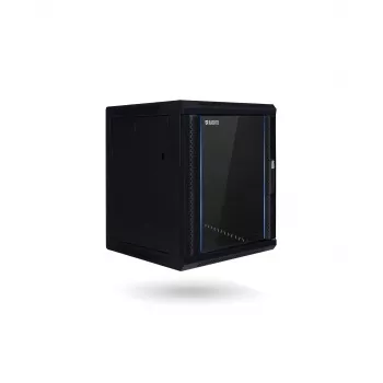 RACKTEL RL-4515WR 15U 600x450 stenska strežniška omara, nesestavljena, črna