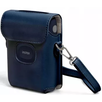 LOVEINSTANT trda zaščitna torbica za Fujifilm Instax Mini Link 2 - mornarsko modra