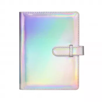 LOVEINSTANT fotoalbum 256 fotografij za Fujifilm Instax Mini 40 12 11 9 8 7 Evo Liplay Link / srebrni bleščeči