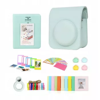 LOVEINSTANT 8-v-1 komplet dodatkov za Fujifilm Instax Mini 12, mint zelena