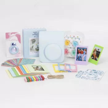 LOVEINSTANT 8-v-1 komplet dodatkov za Fujifilm Instax Mini 12 - modra
