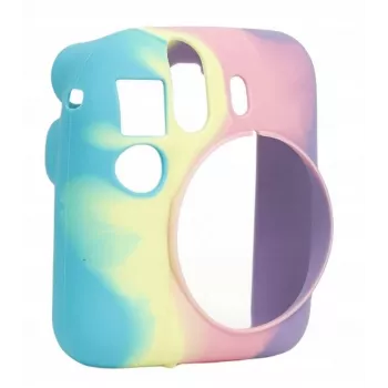 LOVEINSTANT silikonski zaščitni ovitek za Fujifilm Instax Mini 12 - mavrična