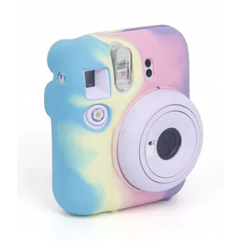 LOVEINSTANT silikonski zaščitni ovitek za Fujifilm Instax Mini 12 - mavrična