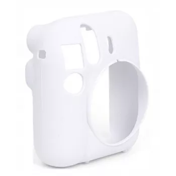 LOVEINSTANT silikonski zaščitni ovitek za Fujifilm Instax Mini 12 - bela
