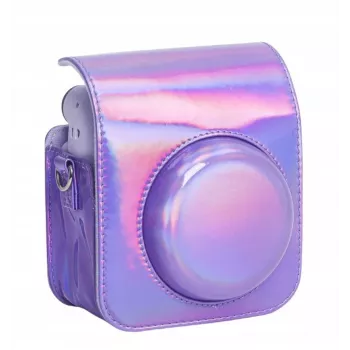 LOVEINSTANT ovitek torbica za Fujifilm Instax Mini 12 - vijolična bleščeča