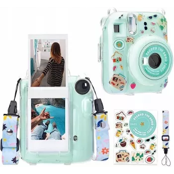 LOVEINSTANT ovitek za Fujifilm Instax Mini 12 z nalepkami / Holiday Time