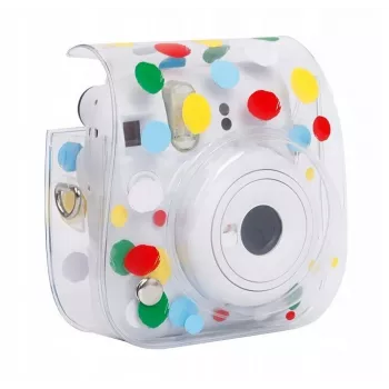 LOVEINSTANT ovitek torbica za Fujifilm Instax Mini 12 - Colorful Dots