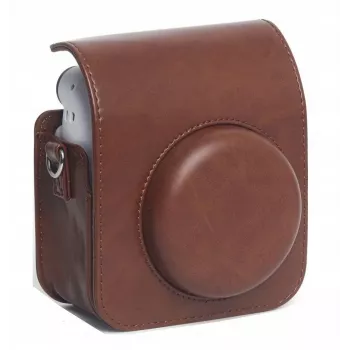 LOVEINSTANT zaščitni ovitek nahrbtna torba za Fujifilm Instax Mini 12 - rjava