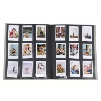 LOVEINSTANT fotoalbum 432 fotografij za Fujifilm Instax Mini / Xiaomi / Polaroid / Canon / HP / Kodak, črn