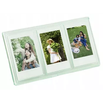 LOVEINSTANT stojalo za 3 fotografije za kamere Zink / Fuji Instax Mini - zeleno