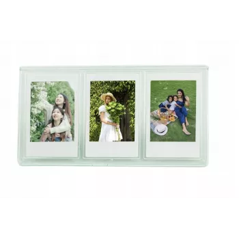 LOVEINSTANT stojalo za 3 fotografije za kamere Zink / Fuji Instax Mini - zeleno