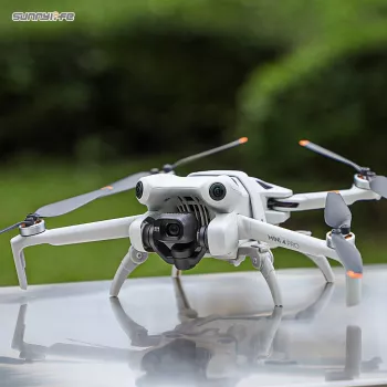 SUNNYLIFE podaljški podvozja za DJI Mini 4 Pro - povišanje 30 mm, hitra pritrditev za natikanje, protizdrsne blazinice (siva) N4P-LG700