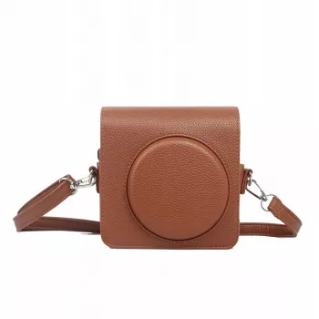 LOVEINSTANT zaščitni ovitek za Fujifilm Instax Square SQ40 - rjav