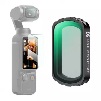 K&F Concept črni difuzijski filter 1/4 za DJI Osmo Pocket 3 (KF01.2533)