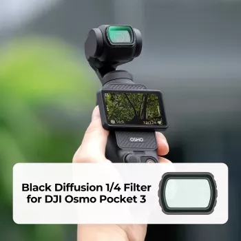 K&F Concept črni difuzijski filter 1/4 za DJI Osmo Pocket 3 (KF01.2533)