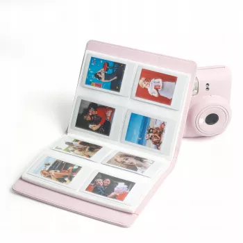 LOVEINSTANT fotoalbum za 288 fotografij, združljiv s Fuji Instax Mini, Polaroid 300, Zink, Canon Ivy, HP Sprocket, Kodak Smile, bela vezava z okencem