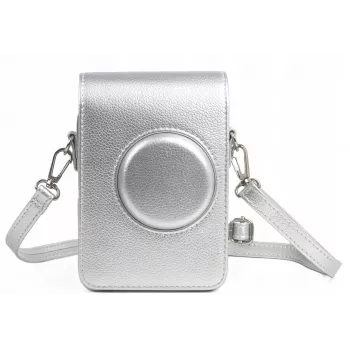 LOVEINSTANT ovitek za Fujifilm Instax Mini Evo - srebrn
