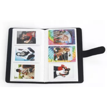 LOVEINSTANT fotoalbum za 96 fotografij, združljiv s Fujifilm Instax Mini 99, 12, 40, 11, 9, Evo, LiPlay, Link – vzorec tulipanov