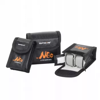 SUNNYLIFE ognjevarna torba za 2 bateriji DJI Neo / Neo 2