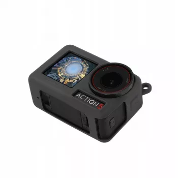 SUNNYLIFE zaščitni silikonski ovitek z vrvico za DJI Osmo Action 5 Pro / OA5-BHT885