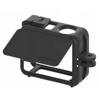 SUNNYLIFE okvir z nosilcem + pokrov objektiva za DJI Osmo Action 5 Pro / 4 / 3 – črn