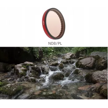 SUNNYLIFE hibridni filter 2 v 1 polarizacijski PL ND8 za DJI Osmo Action 5 Pro / 5 Pro / 4 / 3 FI903-8