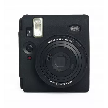 LOVEINSTANT silikonski zaščitni ovitek za kamero Fujifilm Instax Mini 99 – črn
