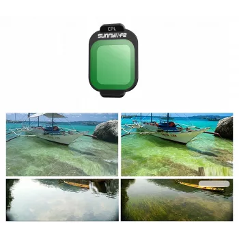 SUNNYLIFE CPL polarizacijski filter za DJI Flip dron + zaščitna torba Fi963